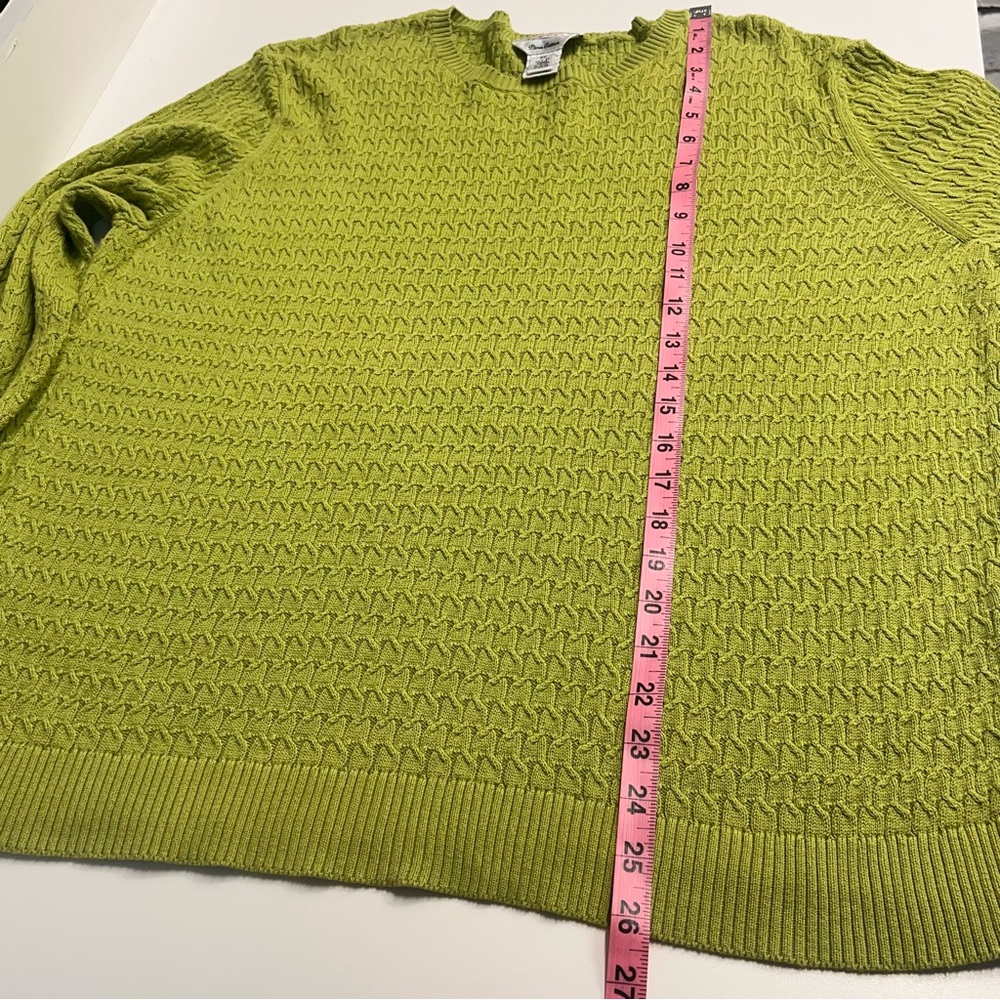 Imperfect vintage Y2K Talbots Woman pima cotton knit sweater ribbed 2X 1X XL ?‎ - Picture 8 of 16